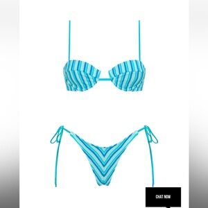 Triangl bathing suit : Mala - sour stripe
